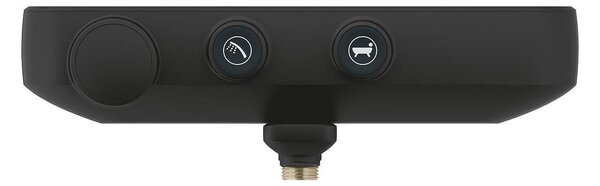 Grohtherm SmartControl Термостатен смесител за вана/душ, бутонен, phantom black