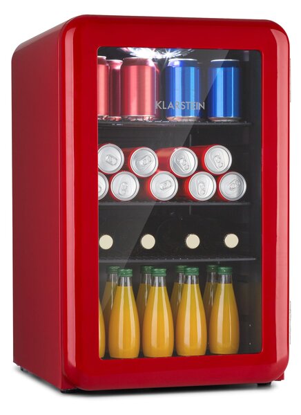 Klarstein PopLife 70L, хладилник за напитки, хладилник, 70 литра, 0 - 10 °C, ретро дизайн