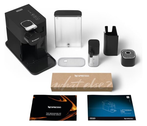 Еспресо машина DeLonghi EN510B, 1450W, 19 bar, 1 л, Nespresso, Автоматично изключване, Черен