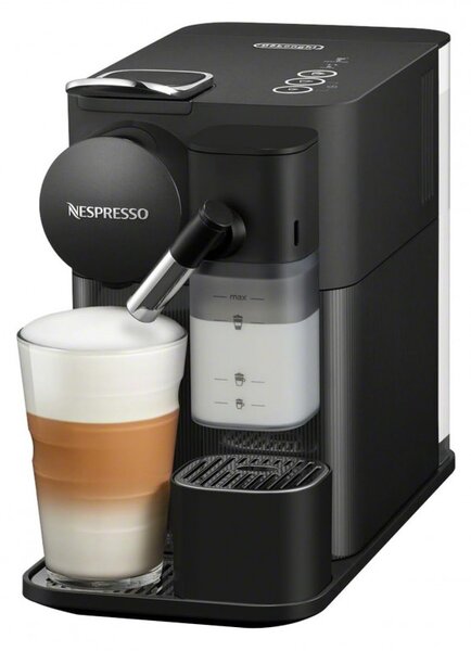 Еспресо машина DeLonghi EN510B, 1450W, 19 bar, 1 л, Nespresso, Автоматично изключване, Черен