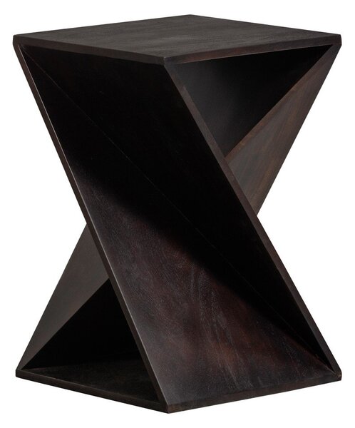 Странична масичка от масивна акация 41x41 cm Ikem – WOOOD