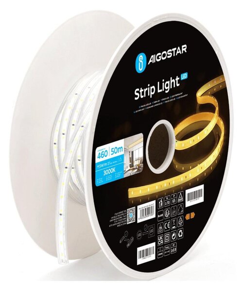 Aigostar - LED лента LED/250W/230V 50m 3000K IP65