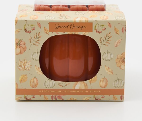Sinsay - Аромалампа във формата на тиква с восък Spiced Orange - мед