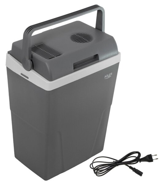 Хладилна кутия Adler AD 8094, 22 литра, 45/55 W, 12V/220V, Климатичен клас ST, Специална изолация C5H10, Сив