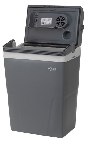 Хладилна кутия Adler AD 8094, 22 литра, 45/55 W, 12V/220V, Климатичен клас ST, Специална изолация C5H10, Сив
