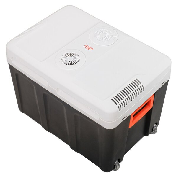 Хладилна кутия Adler AD 8090, 40 л, 58 W, 12/220/240V, Климатичен клас N, Специална изолация C5H10, Сив