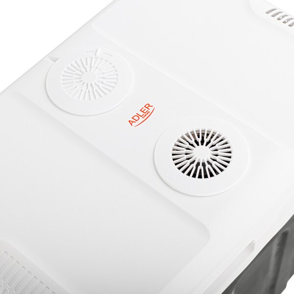 Хладилна кутия Adler AD 8090, 40 л, 58 W, 12/220/240V, Климатичен клас N, Специална изолация C5H10, Сив