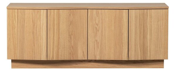 Маса за телевизор от масивен дъб в естествен цвят 133x52x45 cm Zuma – WOOOD