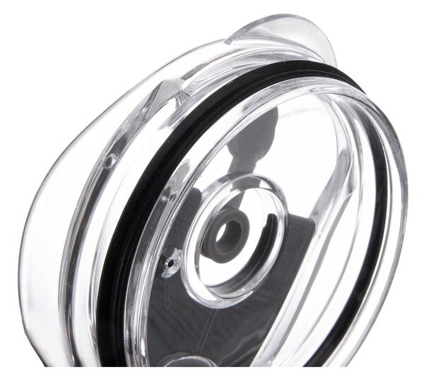 Черна термочаша със сламка 1,2 l Termo – Orion