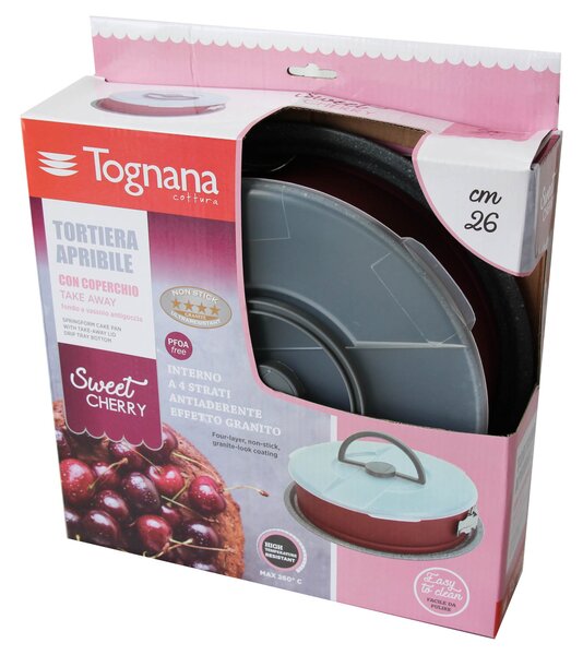Форма за торта TOGNANA Sweet Cherry, 26 см, с капак