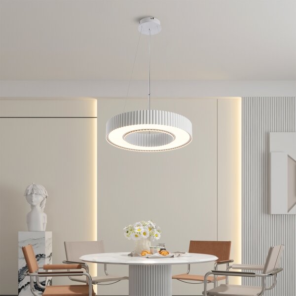 Brilagi - димируем LED полилей LUMIX LED/48W/230V 3000-6000K бял, диаметър 50 см + дистанционно управление