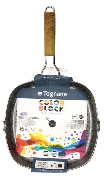 Грил тиган TOGNANA Color Block, 28 см, син