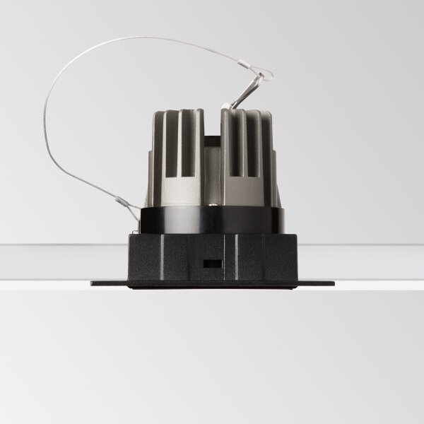 Ideal Lux - вграден LED осветител GAME TRIM LED/11W/230V 8,4x8,4 cm IP40 черен