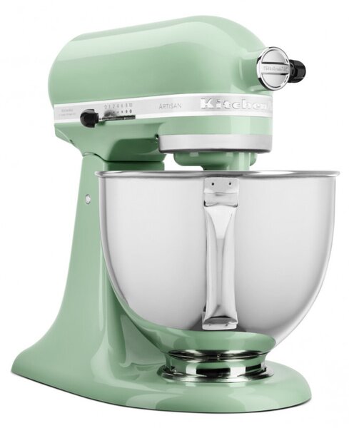 Планетарен миксер KitchenAid Artisan Elegance 5KSM125EPT, 300W, 4.8 л, Direct drive, 10 скорости, Зелен