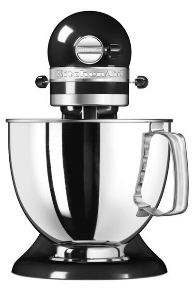 Планетарен миксер KitchenAid Artisan Elegance 5KSM125EOB, 300W, 4.8 л, Direct drive, 10 скорости, Черен