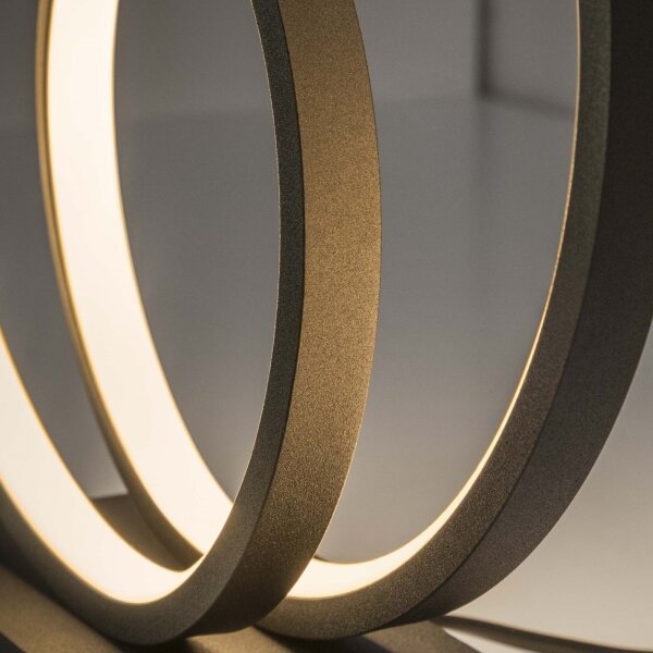 Ideal Lux - LED Настолна лампа OZ LED/22W/230V CRI 90 черен