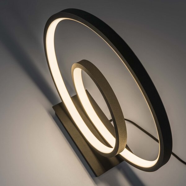 Ideal Lux - LED Настолна лампа OZ LED/22W/230V CRI 90 черен