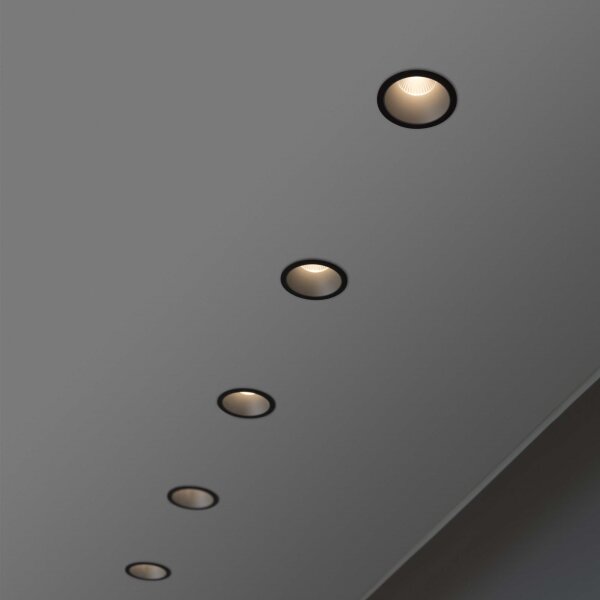 Ideal Lux -LED вградено осветително тяло GAME TRIM LED/11W/230V Ø 8,5 см IP40 златисто/черно
