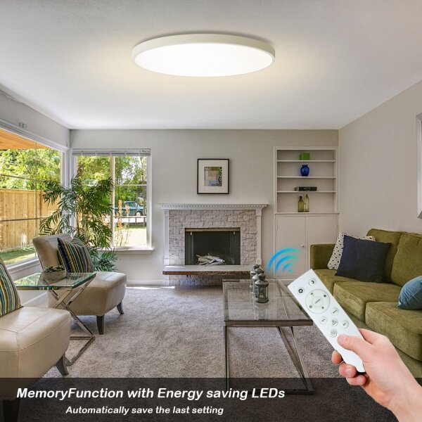 BRILAGI - димируемо LED осветително тяло POOL SMART LED/128W/230V диам. 100 см Wi-Fi Tuya бяло + дистанционно управление