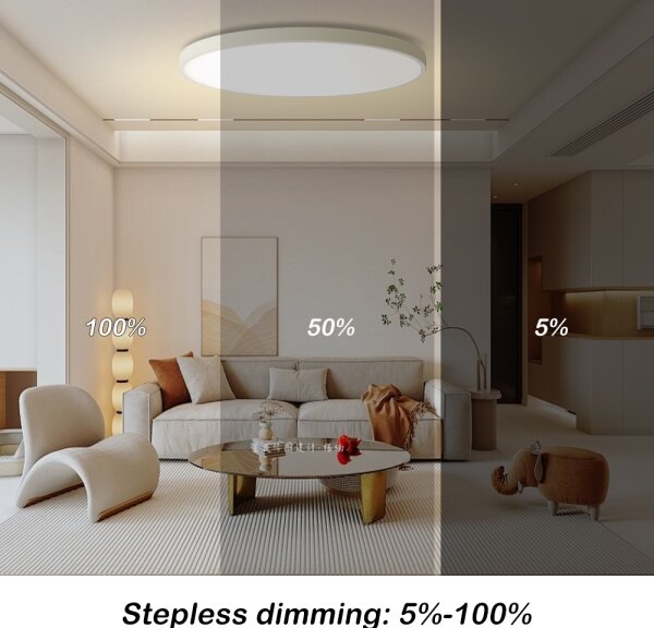 BRILAGI - димируемо LED осветително тяло POOL SMART LED/128W/230V диам. 100 см Wi-Fi Tuya бяло + дистанционно управление