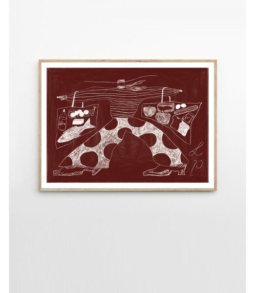 Постер 70x50 cm Sam Shopping – Lucia Tuffley – The Poster Club