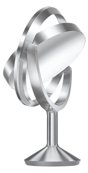 Козметично огледало със светлина/увеличително (5x) ø 25 cm Sensor Trio Max – simplehuman