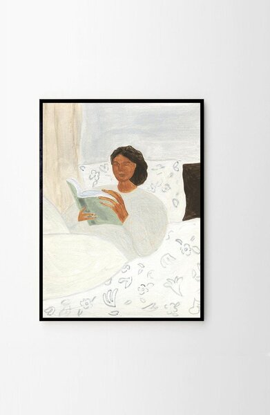 Постер 50x70 cm Morning Read – Isabelle Vandeplassche – The Poster Club