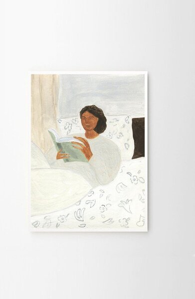 Постер 50x70 cm Morning Read – Isabelle Vandeplassche – The Poster Club