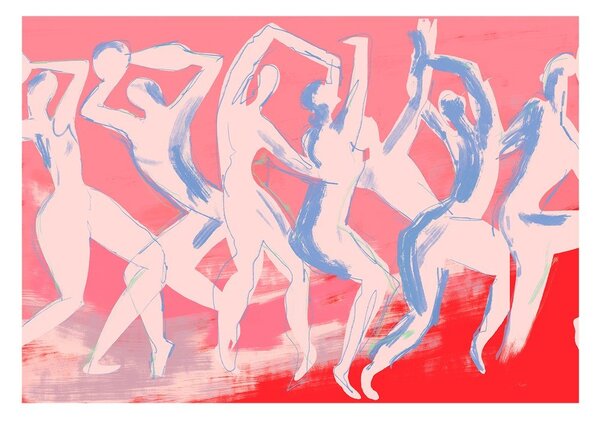 Постер 40x30 cm Dancing – By Garmi – The Poster Club