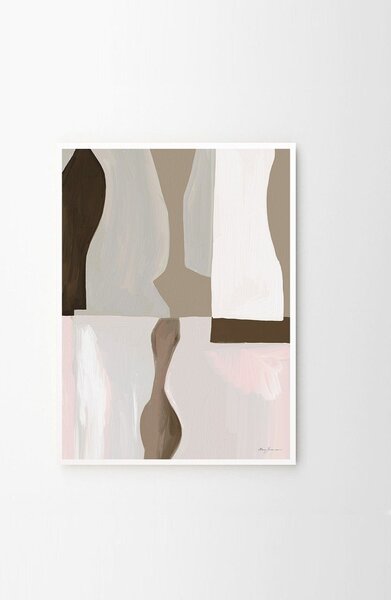 Постер 50x70 cm Pastels en Forme – Anna Johansson – The Poster Club
