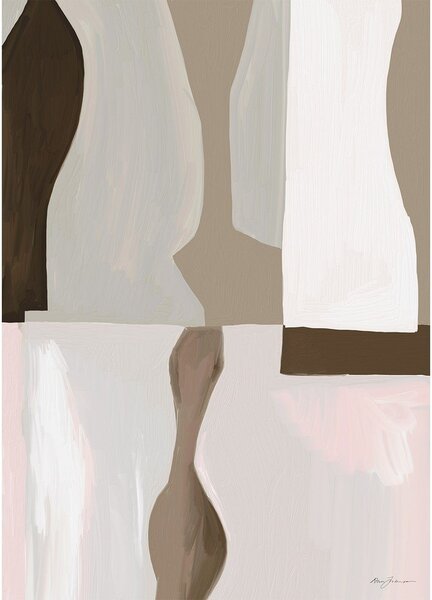 Постер 50x70 cm Pastels en Forme – Anna Johansson – The Poster Club