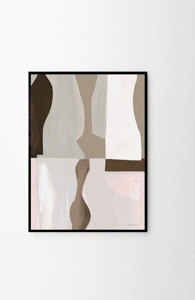 Постер 50x70 cm Pastels en Forme – Anna Johansson – The Poster Club