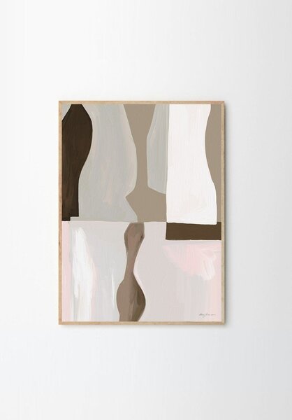 Постер 50x70 cm Pastels en Forme – Anna Johansson – The Poster Club