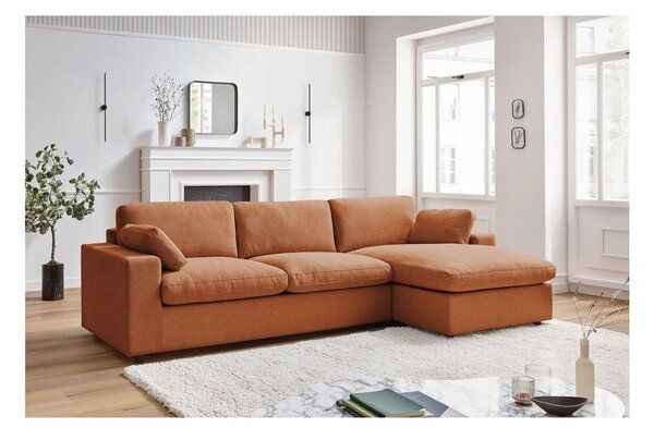 Оранжев ъглов диван Belair – Bobochic Paris
