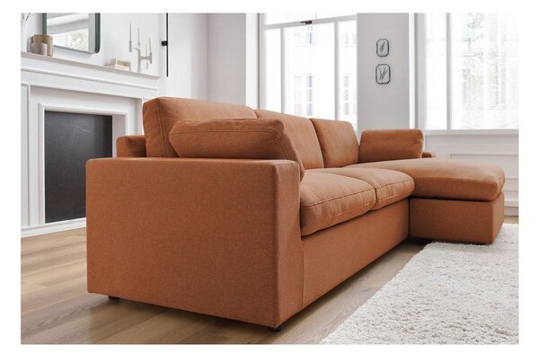 Оранжев ъглов диван Belair – Bobochic Paris