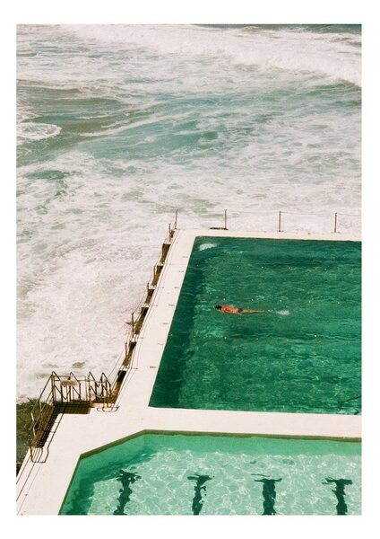 Постер 30x40 cm Bondi Icebergs – Anna Pihan – The Poster Club