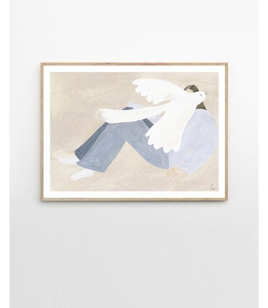 Постер 70x50 cm Bright Bird – Clara Schicketanz – The Poster Club