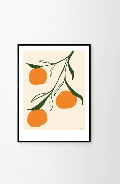 Постер 30x40 cm Orange – Anna Mörner – The Poster Club