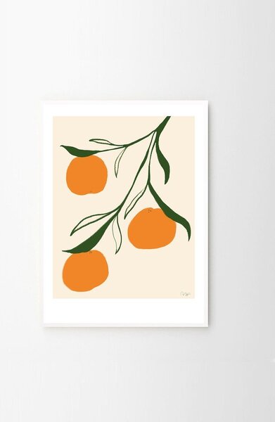 Постер 30x40 cm Orange – Anna Mörner – The Poster Club