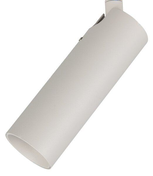 Trio Lighting Таванна лампа „Dara“, дължина 46 см, сива, метална, с 3 крила., Сив, Дневна/трапезария, Метал, Модерен