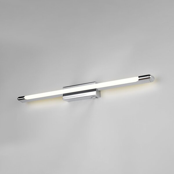 Trio Lighting LED стенна лампа „Алберто“, хром, ширина 71 см, метал, IP44, Затъмняване, Хром, Баня, Метал, Модерен