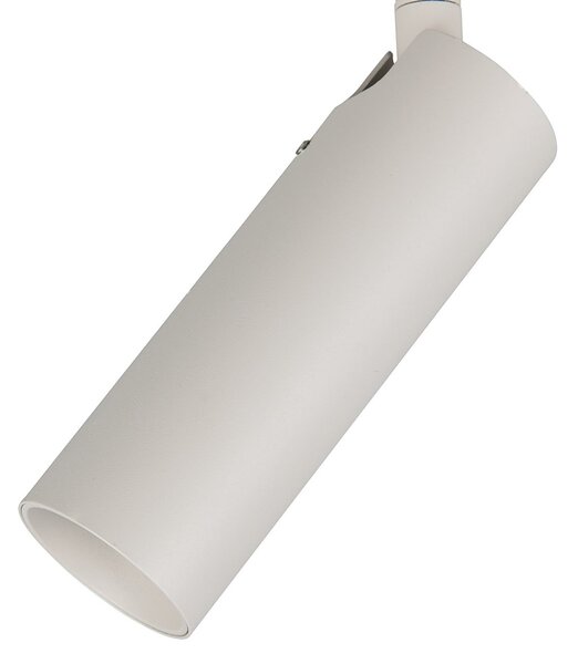 Trio Lighting Таванна лампа „Dara“, дължина 66 см, сива, метална, с 4 крила., Сив, Дневна/трапезария, Метал, Модерен
