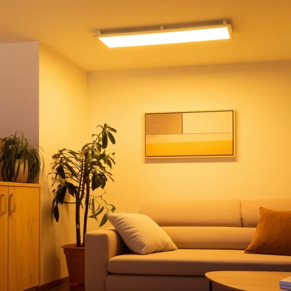 Eglo 32734 - LED RGBW димируем повърхностно монтиран панел SALOBRENA-C 34W/230V бял + дистанционно управление