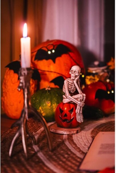 Retlux - LED Декоративна верига HALLOWEEN 10xLED/2xAA/топло бял 1,3 м прилепи