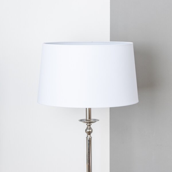 Brilagi - LED подова лампа CERIA 1xE27/60W/230V, Ø 45 см, лъскав хром/бял