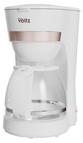 Кафемашина шварц Oliver Voltz OV51170WN, 600W, светлинен индикатор, противокапкова система, бяла