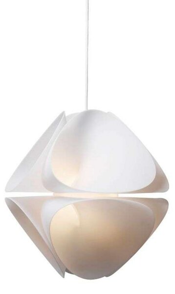 FRANDSEN Висяща лампа Nova, опалово бяла, Ø 52 cm, E14, Затъмняване, Бял, Дневна/трапезария, Пластмаса, Модерен