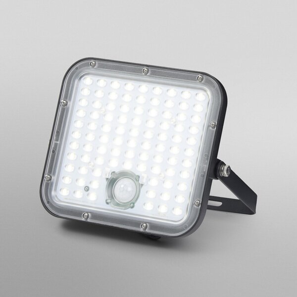 OSRAM Solar-Außenstrahler ENDURA, 30 W, сензор, 4.000 K IP65, Затъмняване, Черен, Пластмаса