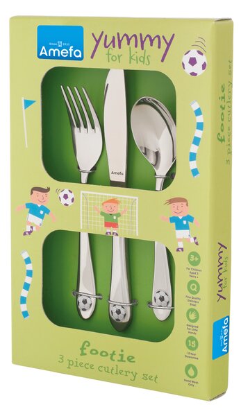 AMEFA Детски прибори за хранене FOOTIE - 3 части