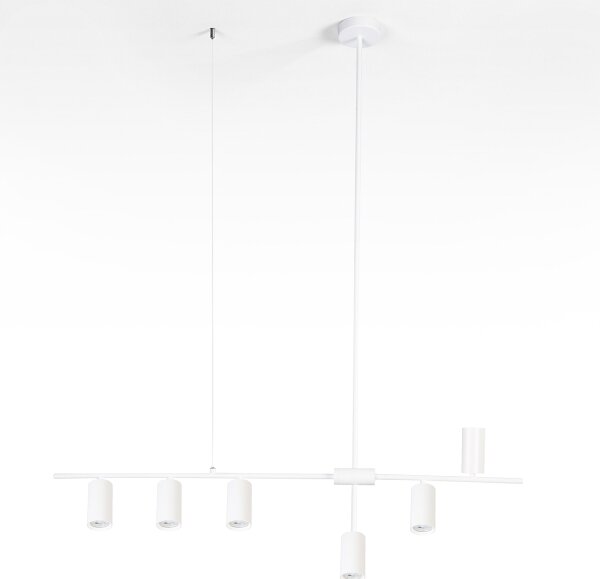 Brilagi - Полилей на кабел CRANE 6xGU10/30W/230V бял
